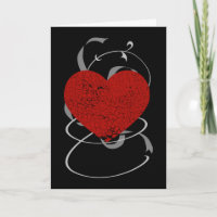 Carte gothique Saint-Valentin