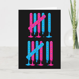 Carte Goutte de glace Tally Marks 67 Mème Compter 6 7 Br