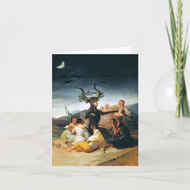 Carte Goya Witch Sabbath Note (Devant)