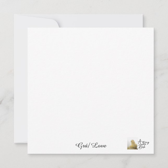 Carte Grá/ Love Flat Card (Dos)