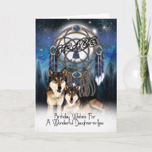 Carte Grace Birthday Greeting Card Belle-fille