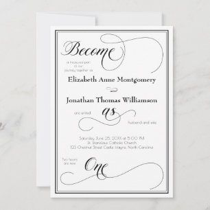 Carte Graceful Devenir un Mariage chrétien