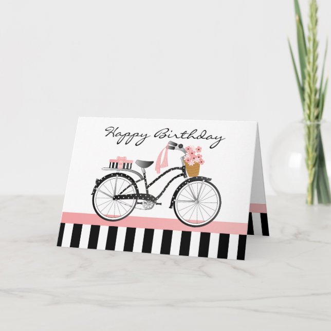 Carte gradient de Polka Dot Bicycle-no yellow (Devant)