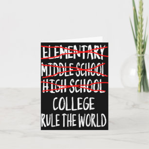Carte Graduation 2025 - Funny High School Gr