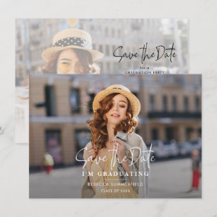 Carte Graduation 2025 Partie Enregistrer la date Annonce