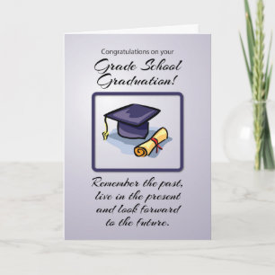 Carte Graduation à l'école secondaire, souvenez-vous du 