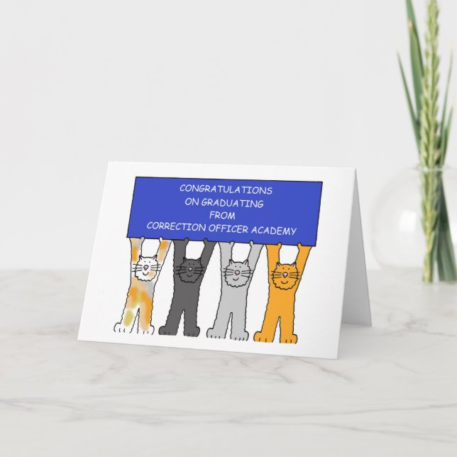 Carte Graduation as Correction Officer (Devant)