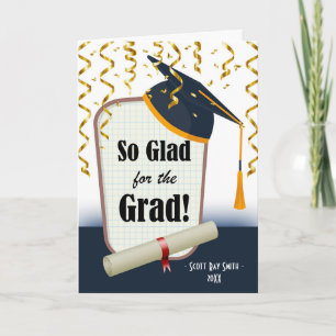 Carte Graduation Front personnalisée Ajouter un nom Célé