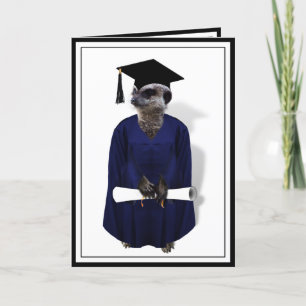 Carte Graduation Meerkat Graduate