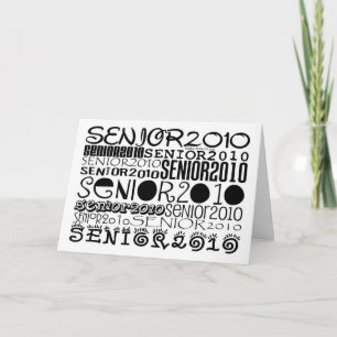 Carte Graduation - senior 2010 - Card
