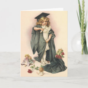 Carte Graduation vintage, Félicitations diplômés!