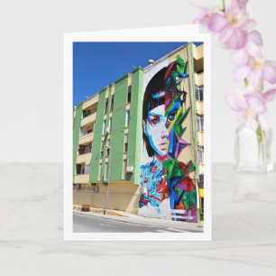 Carte Graffiti Art, Vilamarxant, Valence, espagnol