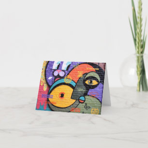 Carte Graffiti Notecard