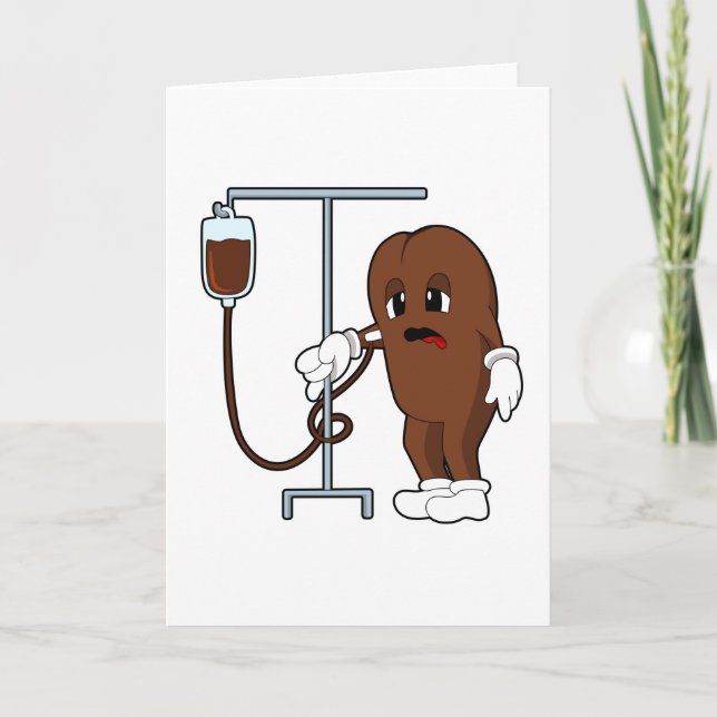 Carte Graine de café avec cafetière (Devant)