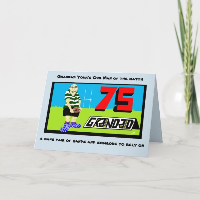 Carte Grand 75e anniversaire (Devant)