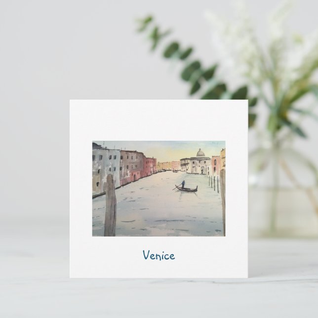 Carte Grand Canal de Venise (Debout devant)