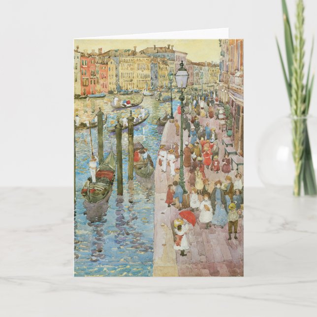 Carte Grand Canal, Venise par Maurice Prendergast (Devant)