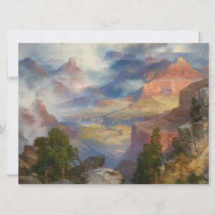 Carte Grand Canyon à Mist (par Thomas Moran)