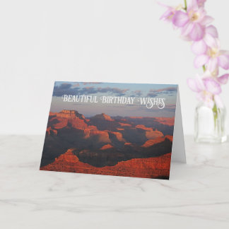 Carte Grand Canyon Beau Paysage Naturel Anniversaire
