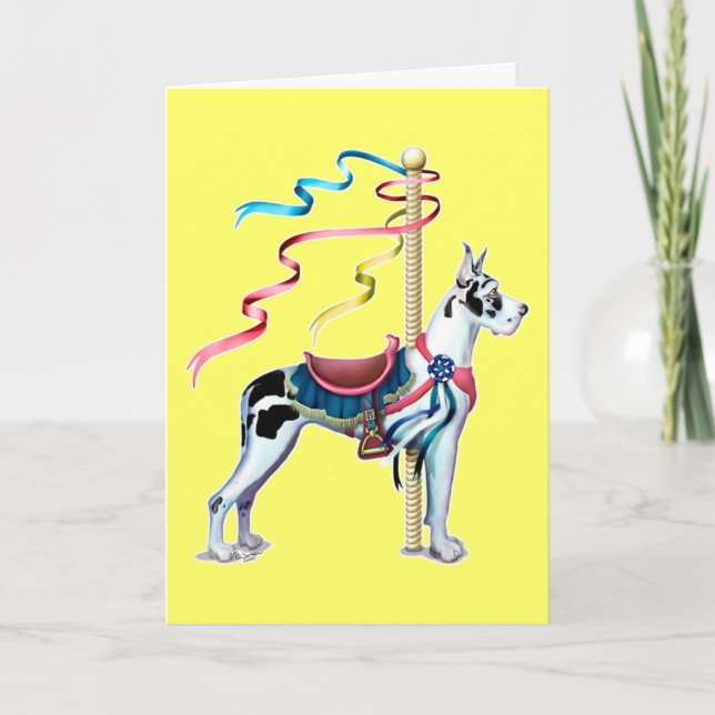 Carte Grand carrousel Dane Harlequin - Customisé (Devant)
