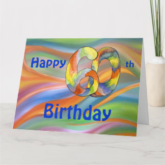 Carte grand et sauvage 60e anniversaire