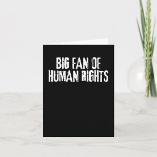 Carte Grand Fan Des Droits Humains Audacieux Hommes De L