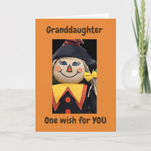 CARTE **GRAND-FILLE** UN SOUHAITE POUR VOUS À REMERCIER