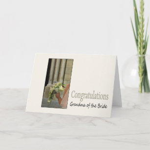 Carte Grand-mère de la mariée mariage