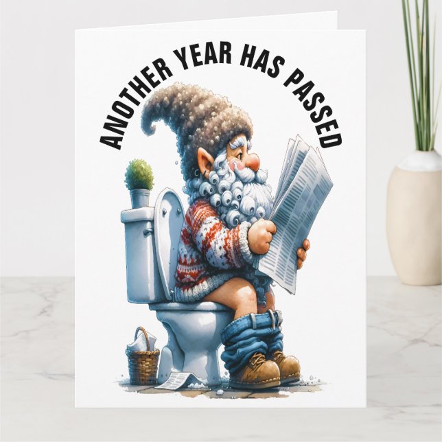 Carte GRAND Nouvel An, anniversaire, etc. (Devant)