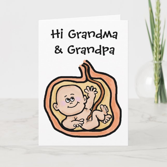Carte Grand-Parents Attenante (Devant)