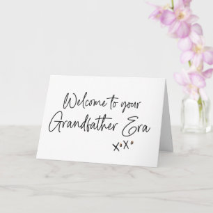 Carte Grand-père Era Grossesse Nouveau bébé Révélation p