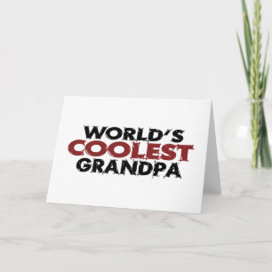Carte Grand-père le plus frais du monde