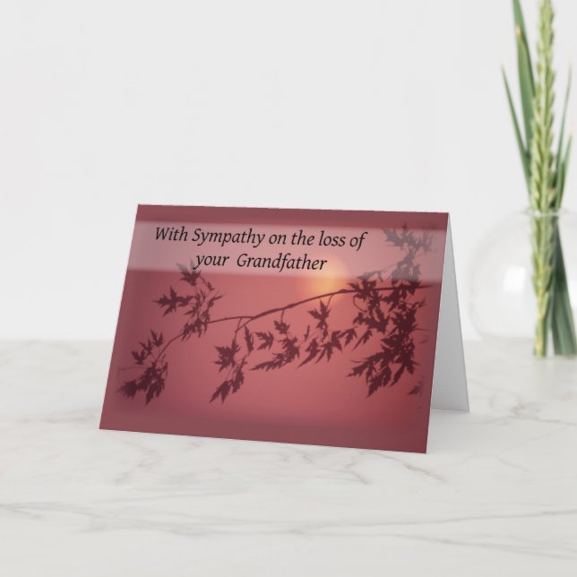 Carte Grand-père sympathique (Devant)