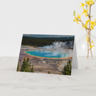 Carte Grand Prismatic Spring Parc national de Yellowston