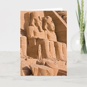 Carte Grand Temple d'Abu Simbel - Ramsès II - Égypte