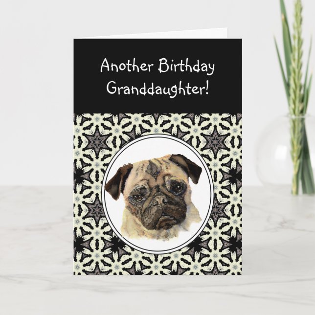 Carte Granddaugher ne semblent pas le chien triste de (Devant)