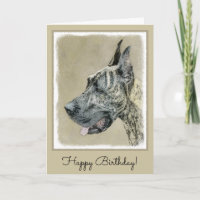 Grande Danse (Brindle) Peinture - Art Chien origin