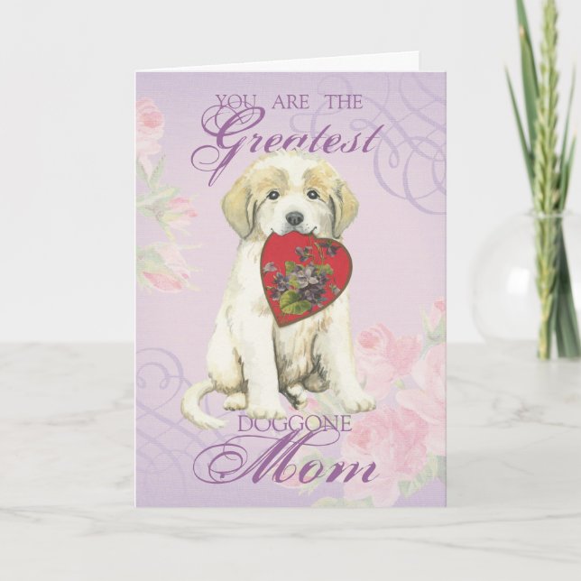 Carte Grande maman du coeur des Pyrénées (Devant)