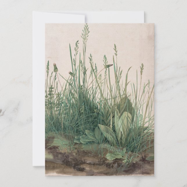 Carte Grande pièce de Turf par Albrecht Durer (Devant)