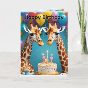 Carte **"Grandes Célébrations : L'anniversaire d'une gir