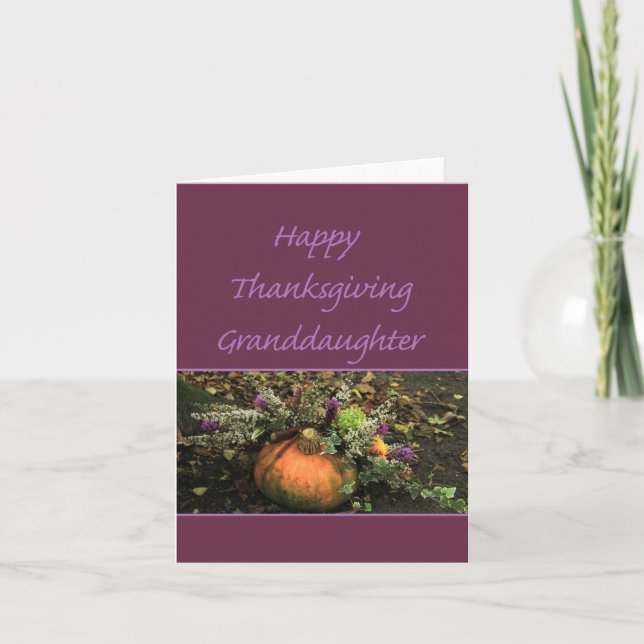 Carte Grandgirl Thanksgiving (Devant)