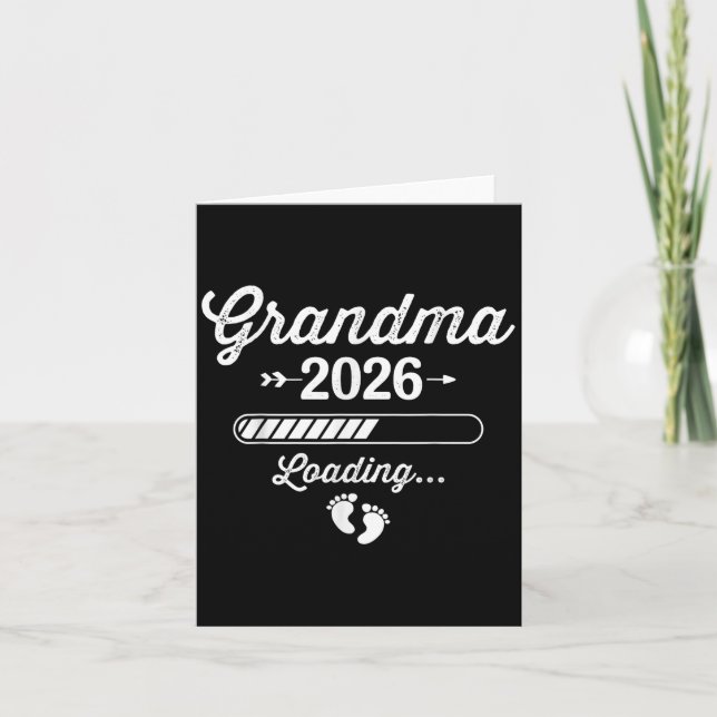 Carte Grandma 2026 Chargement (Devant)