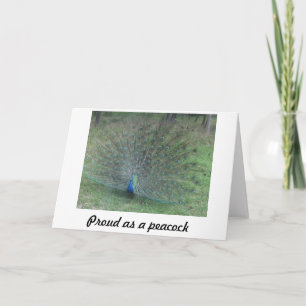 Carte Grandmothers, Mother's Day/greeting card/pecocks