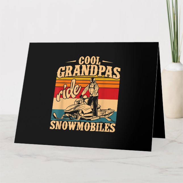 Carte Grandpas cool randonnée Motoneige Motoneige Motone (Devant)