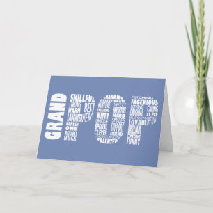 Carte Grandpop Grandpa Fête des pères Card