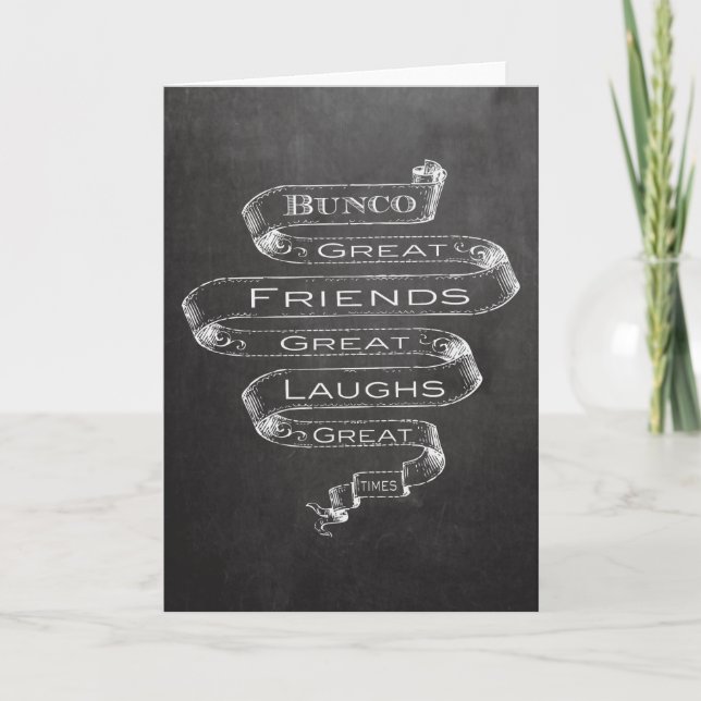 Carte Grands amis de Bunco (Devant)