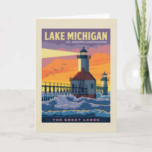 Carte Grands Lacs Lac Michigan