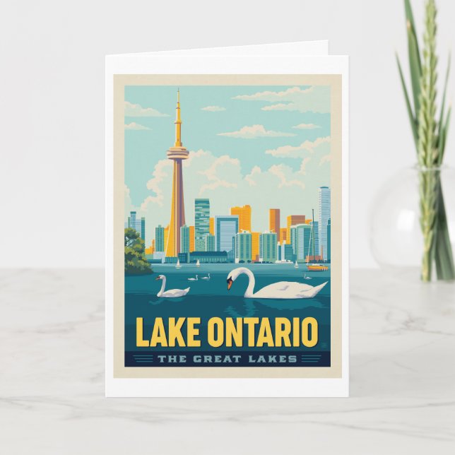 Carte Grands Lacs | Lac Ontario (Devant)