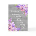 Grandson et sa femme Mariage Day Félicitations