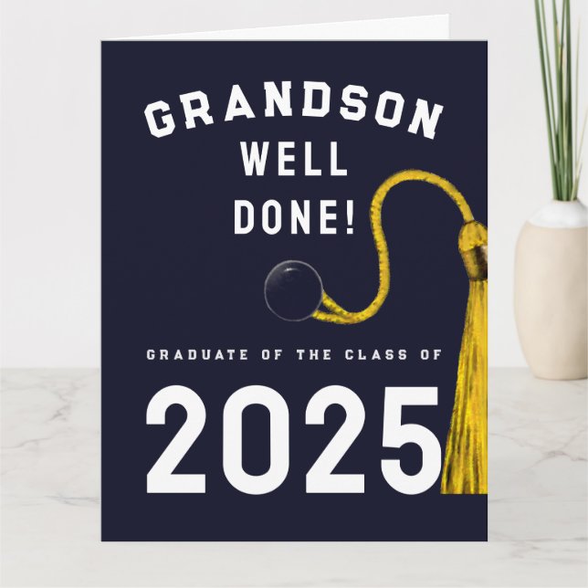 Carte Grandson Graduation 2025 Card (Devant)